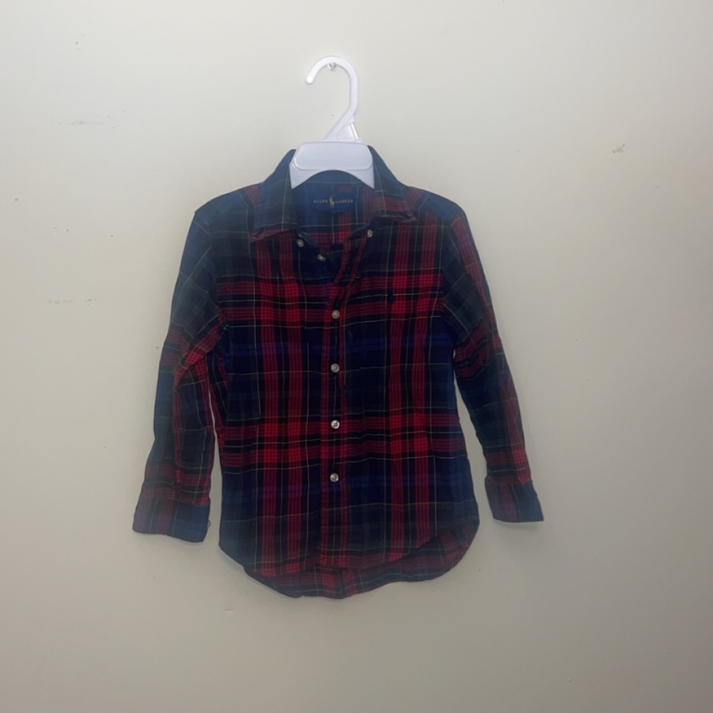 Polo Ralph Lauren plaid button down shirt
